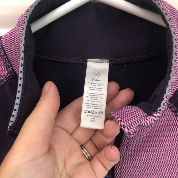 Ivivva girl’s partial zip long sleeve shirt - Picture 14 of 15